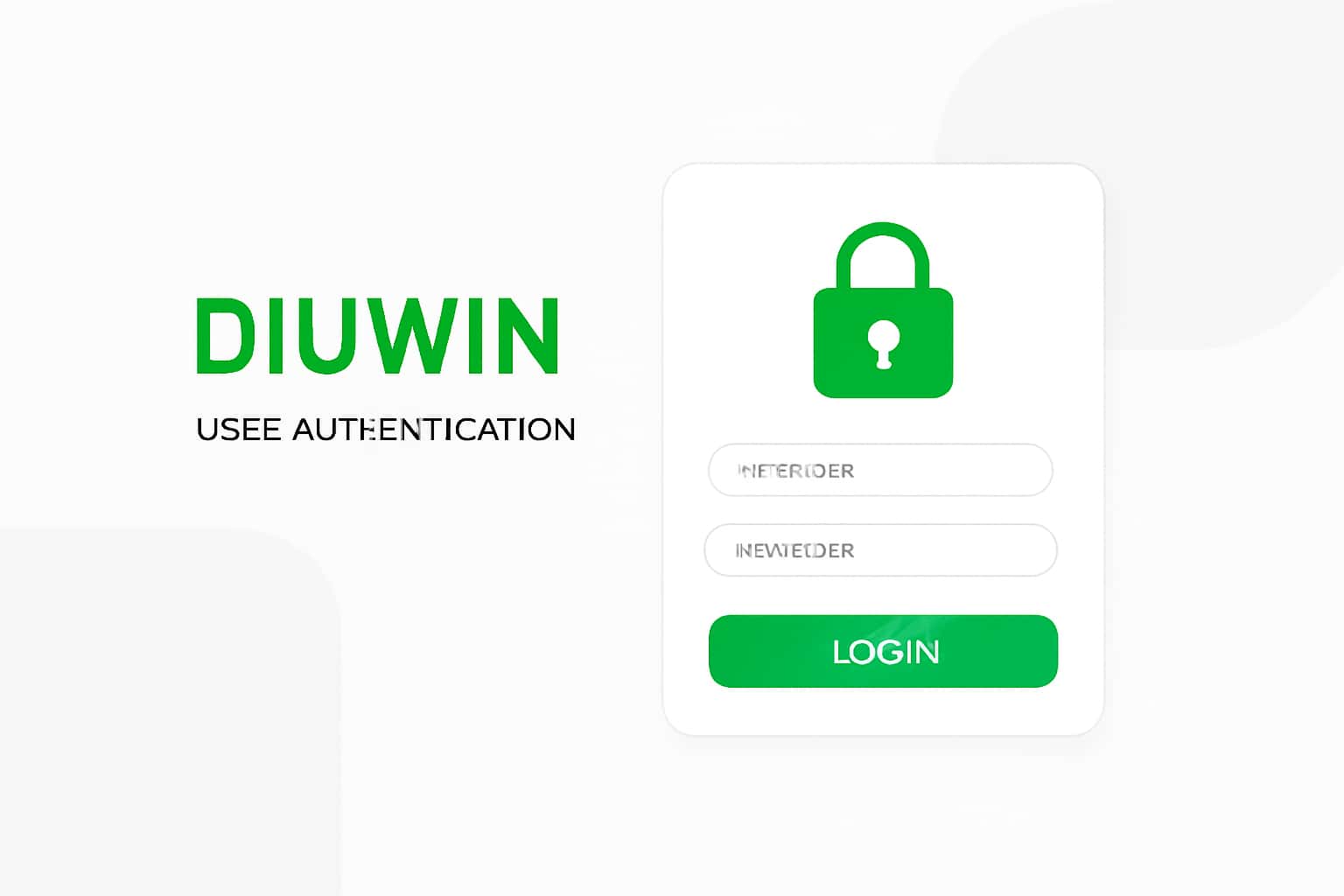 Diuwin User Authentication Interface
