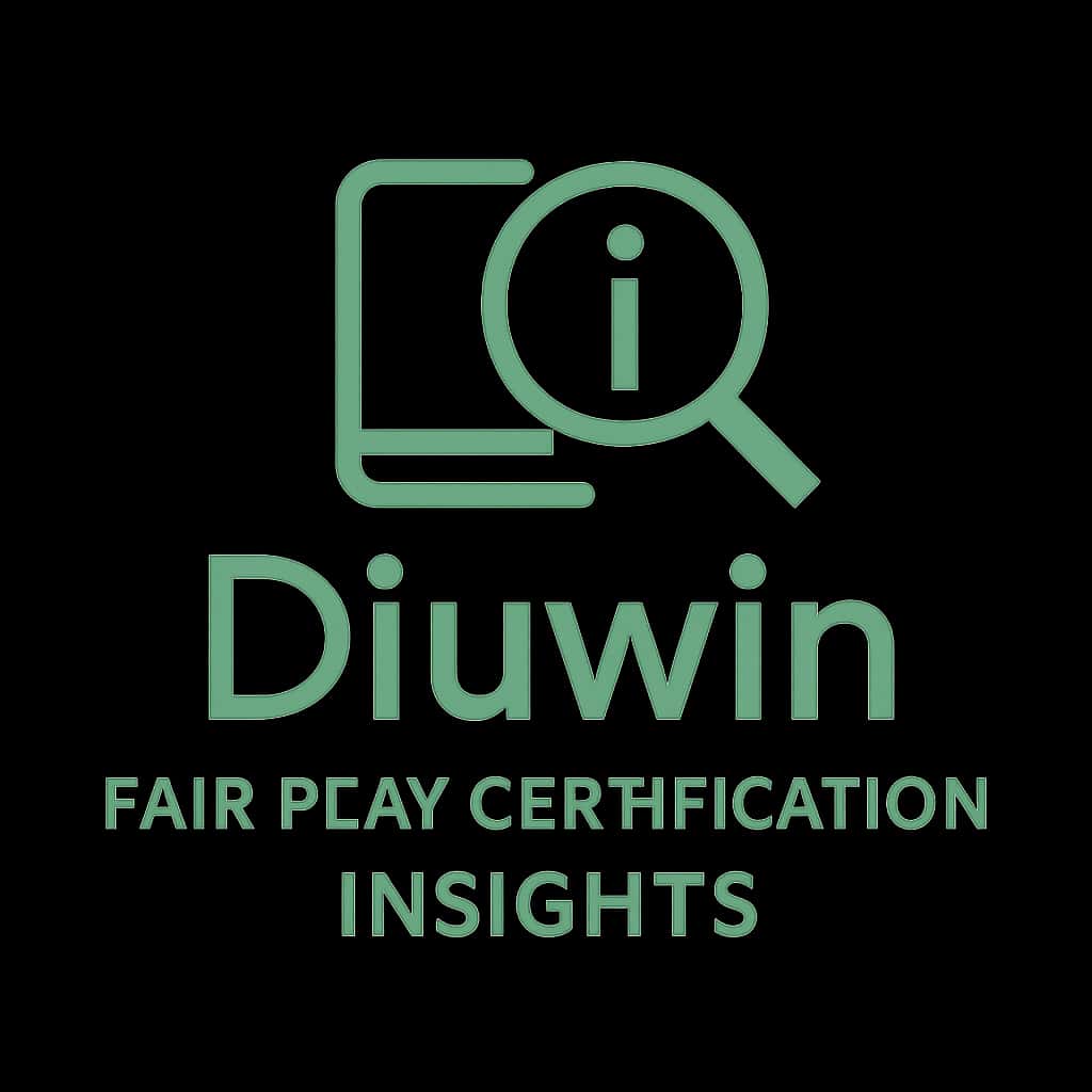 An icon depicting the Diuwin Fair Play Certification with a professional look.