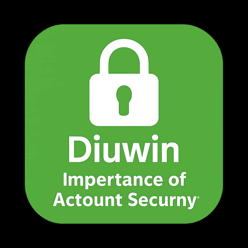 A simple badge illustrating Diuwin account security.